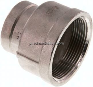 Rundmuffe Rp 2"-Rp 1-1/4", 1.4408