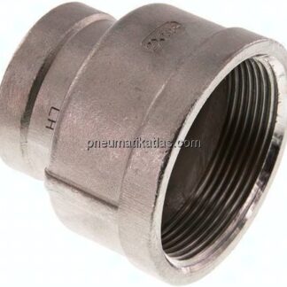 Rundmuffe Rp 2"-Rp 1-1/4", 1.4408