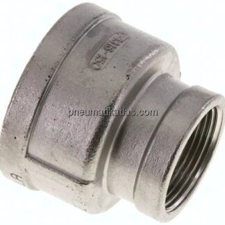 Rundmuffe NPT 2"-NPT 1-1/4", 1.4408