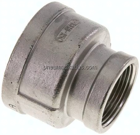 Rundmuffe NPT 2"-NPT 1-1/4", 1.4408