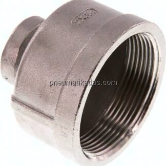 Rundmuffe Rp 2"-Rp 3/4", 1.4408
