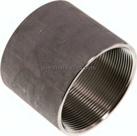 Anschweißmuffe Rp 2-1/2"-65mm, 1.4571 (DIN2986-voll)