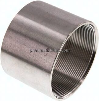 Rundmuffe Rp 3"-Rp 3", 1.4408