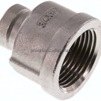 Rundmuffe Rp 3/4"-Rp 1/4", 1.4408