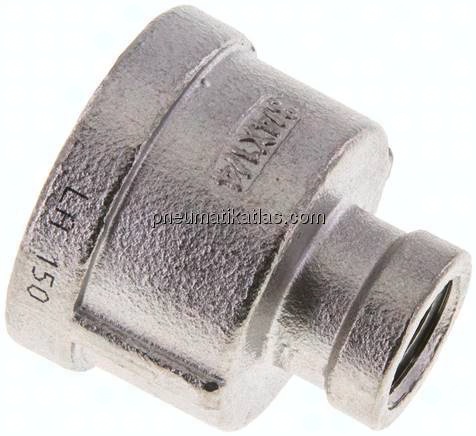 Rundmuffe NPT 3/4"-NPT 1/4", 1.4408