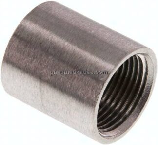 Rundmuffe Rp 3/4"-Rp 3/4", 1.4408