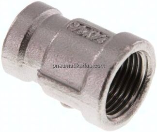 Rundmuffe Rp 3/8"-Rp 1/4", 1.4408