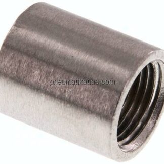 Rundmuffe NPT 3/8"-NPT 3/8", 1.4408
