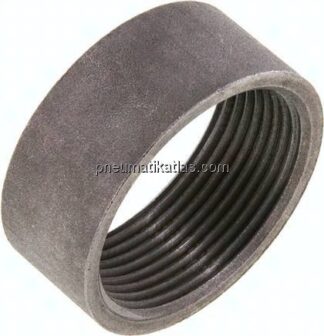 Anschweißmuffe Rp 1-1/2"-22mm, ST 37-2 (DIN2986-halb)
