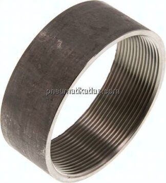 Anschweißmuffe Rp 3"-34mm, 1.4571 (DIN2986-halb)