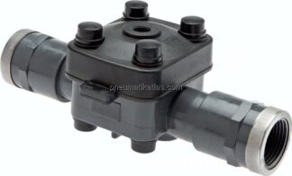 PVC-Membranventil (NO) PVC / EPDM, Rp 1-1/2" Innengewinde