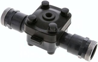 PVC-Membranventil (NO) PVC / EPDM, Rp 1" Innengewinde