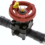 PVC-Membranventil (Hand) PVC / EPDM, Rp 3/4" Innengewinde