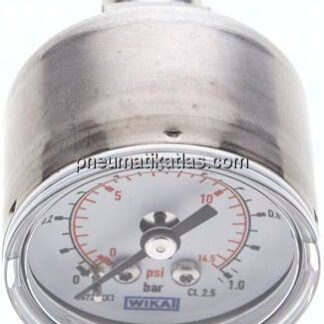 ES-Manometer waagerecht, 40mm, 0 - 1 bar, G 1/4"