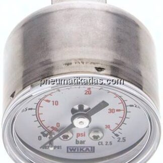 ES-Manometer waagerecht, 40mm, 0 - 2,5 bar, G 1/8"