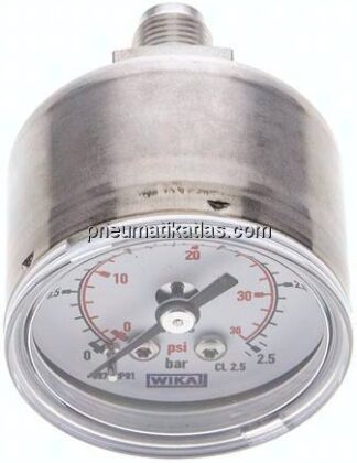 ES-Manometer waagerecht, 40mm, 0 - 2,5 bar, G 1/8"