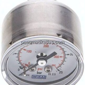 ES-Manometer waagerecht, 40mm, 0 - 25 bar, G 1/8"