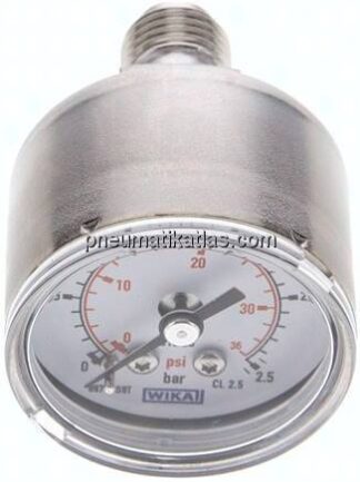 ES-Manometer waagerecht, 40mm, 0 - 2,5 bar, G 1/4"