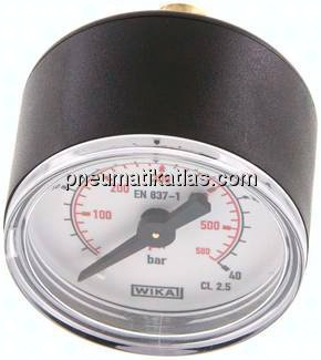 Manometer waagerecht (KU/Ms), 40mm, 0 - 40 bar, G 1/8"
