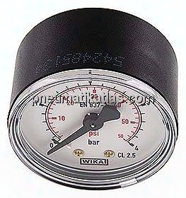 Manometer waagerecht (KU/Ms), 50mm, 0 - 4 bar, G 1/8"