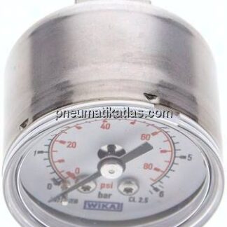ES-Manometer waagerecht, 40mm, 0 - 6 bar, G 1/8"