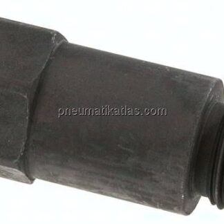 Mano.-Zwischenstück G 1/2"(AG)-G 1/2"(IG), Stahl, 400 bar
