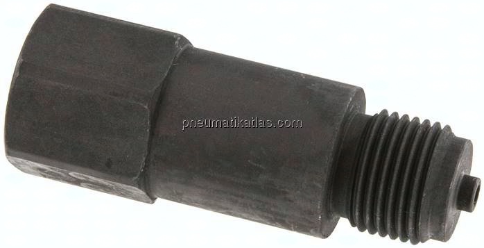 Mano.-Zwischenstück G 1/2"(AG)-G 1/2"(IG), Stahl, 400 bar