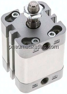 ISO 21287-Zylinder, doppeltw., Kolben 32mm, Hub 20mm