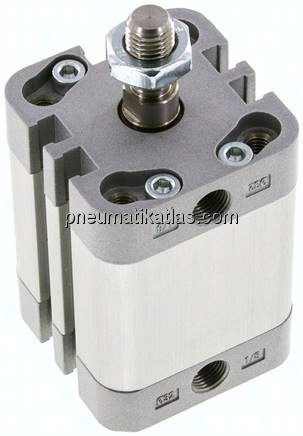 ISO 21287-Zylinder, doppeltw., Kolben 32mm, Hub 25mm