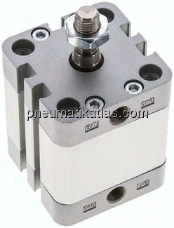 ISO 21287-Zylinder, doppeltw., Kolben 40mm, Hub 20mm