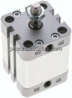 ISO 21287-Zylinder, doppeltw., Kolben 40mm, Hub 25mm