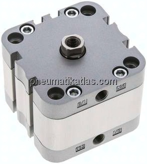 ISO 21287-Zylinder, doppeltw., Kolben 63mm, Hub 10mm
