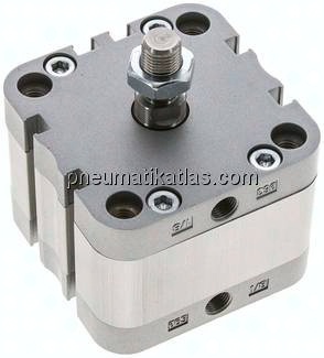 ISO 21287-Zylinder, doppeltw., Kolben 63mm, Hub 10mm