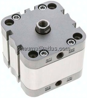 ISO 21287-Zylinder, doppeltw., Kolben 63mm, Hub 15mm