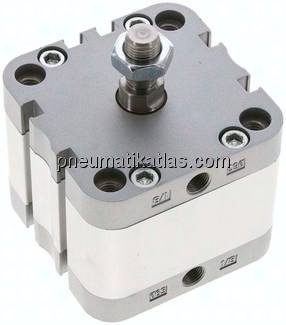 ISO 21287-Zylinder, doppeltw., Kolben 63mm, Hub 15mm