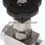 Nadel-Absperrventil, 1.4571, G 1/4", 0 - 400bar