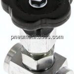 Nadel-Absperrventil, Stahl verzinkt, G 1/8", 0 - 400bar