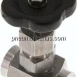 Nadel-Absperrventil, 1.4571, G 1/8", 0 - 400bar