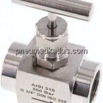 Nadel-Absperrventil, Edelstahl, G 3/4", PN 300 (ECO)