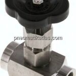 Nadel-Absperrventil, 1.4571, G 3/4", 0 - 200bar