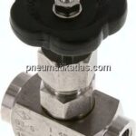 Nadel-Absperrventil, 1.4571, G 3/8", 0 - 400bar