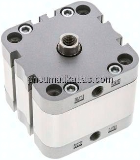 ISO 21287-Zylinder, einfachw., Kolben 63mm, Hub 15mm