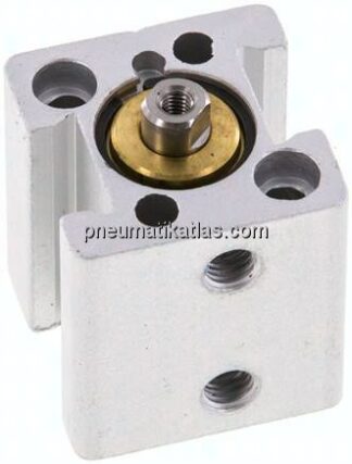 Kurzhubzylinder, doppeltwirkend, Kolben 12mm, Hub 10mm