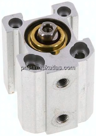 Kurzhubzylinder, doppeltwirkend, Kolben 16mm, Hub 10mm
