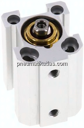 Kurzhubzylinder, doppeltwirkend, Kolben 16mm, Hub 15mm