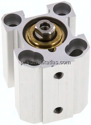 Kurzhubzylinder, doppeltwirkend, Kolben 20mm, Hub 10mm