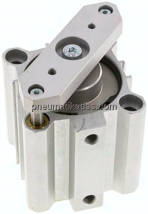 Kurzhubzylinder, verdrehgesichert, 63,Hub 40mm