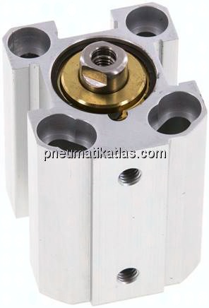 Kurzhubzylinder, einfachwirkend, Kolben 20mm, Hub 20mm