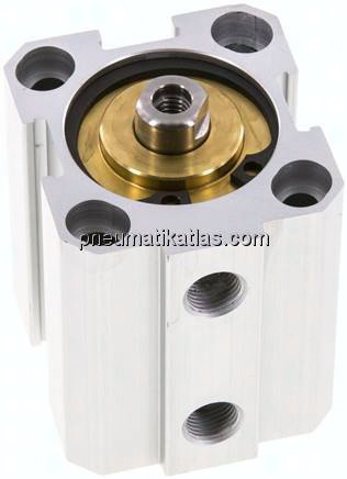 Kurzhubzylinder, einfachwirkend, Kolben 32mm, Hub 25mm