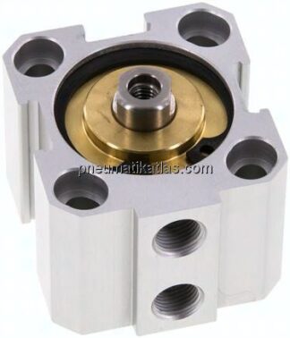 Kurzhubzylinder, einfachwirkend, Kolben 32mm, Hub 5mm